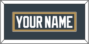 Vegas Nameplate - Home Steel Gray - Single Mat 3