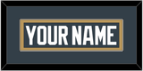 Vegas Nameplate - Home Steel Gray - Single Mat 3