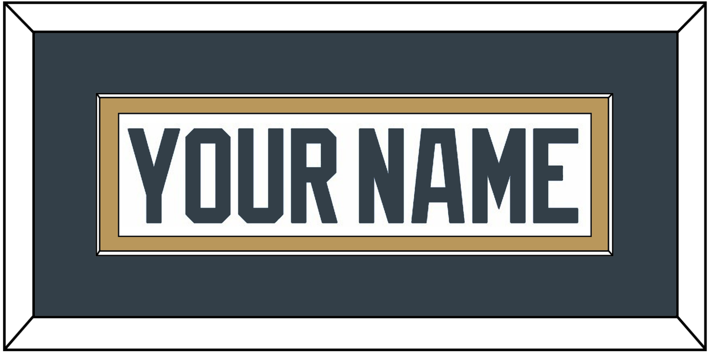 Vegas Nameplate - Road White - Essential Tier 1