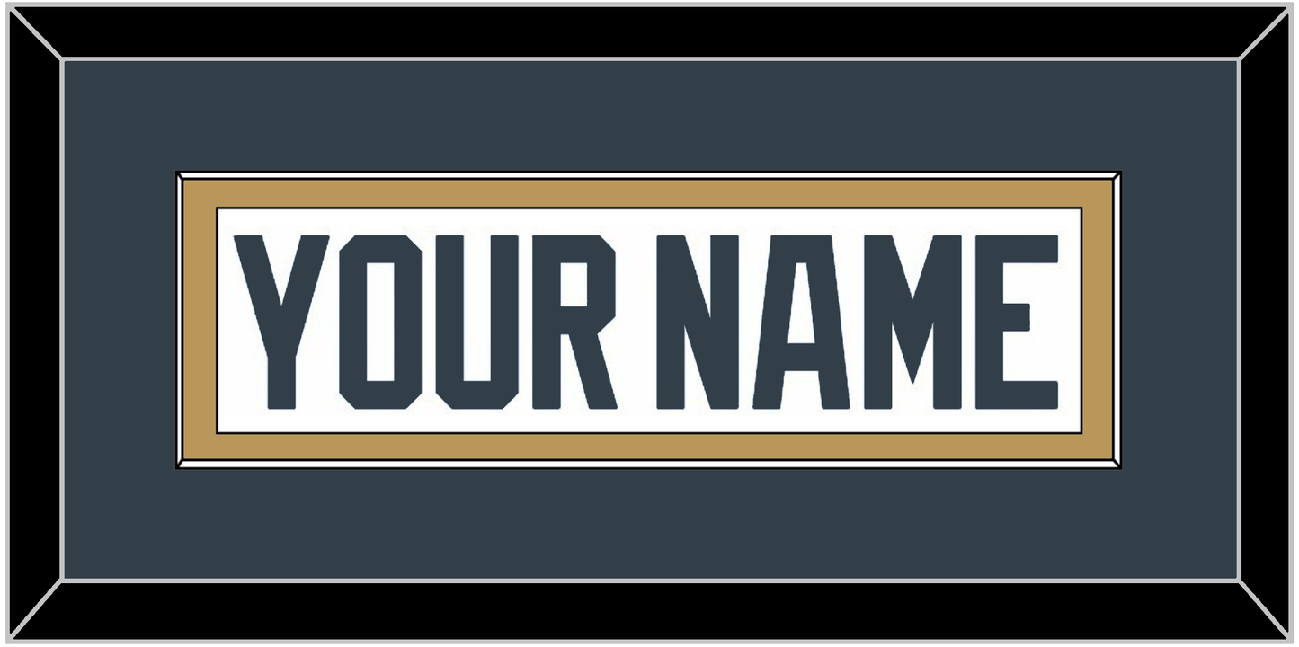 Vegas Nameplate - Road White - Essential Tier 1