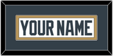 Vegas Nameplate - Road White - Single Mat 1