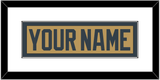 Vegas Nameplate - Alternate Gold - Single Mat 1