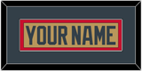 Vegas Nameplate - Alternate Gold - Single Mat 2