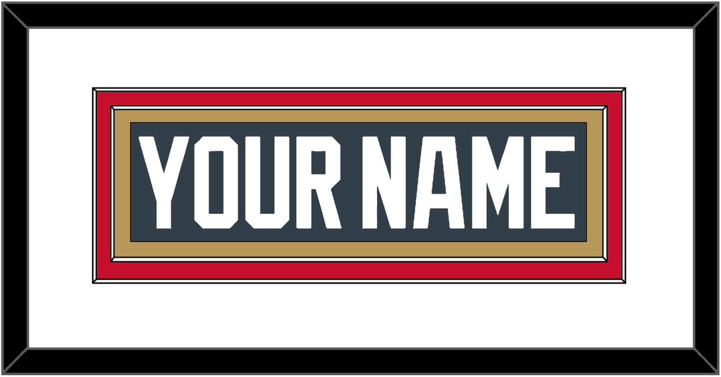 Vegas Nameplate - Home Steel Gray - Signature Tier 1