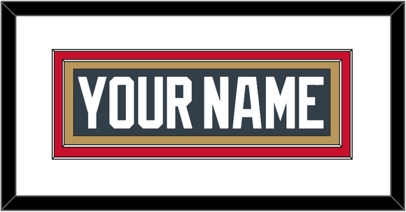 Vegas Nameplate - Home Steel Gray - Double Mat 1