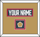 Vegas Nameplate & Jersey Logo Patch - Home Steel Gray - Double Mat 3