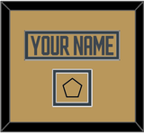 Vegas Nameplate & Jersey Logo Patch - Alternate Gold - Double Mat 2
