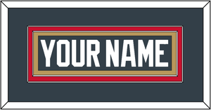 Vegas Nameplate - Home Steel Gray - Double Mat 2