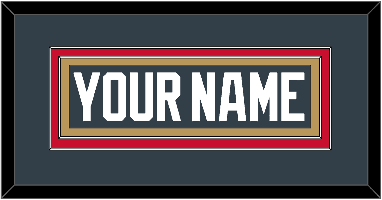 Vegas Nameplate - Home Steel Gray - Signature Tier 2