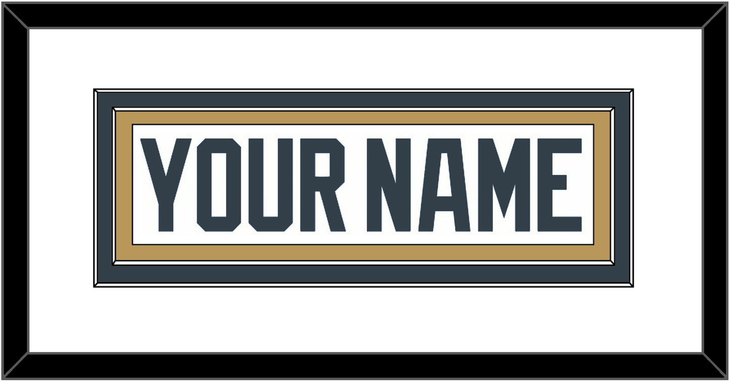 Vegas Nameplate - Road White - Signature Tier 1