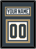 Vegas Nameplate & Number (Back) - Road White - Triple Mat 2