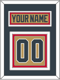 Vegas Nameplate & Number (Back) - Alternate Gold - Triple Mat 4