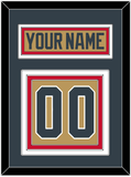Vegas Nameplate & Number (Back) - Alternate Gold - Triple Mat 4