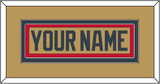 Vegas Nameplate - Alternate Gold - Double Mat 2