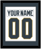 Vegas Nameplate & Number (Back) Combined - Road White - Single Mat 1