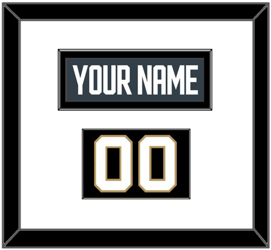 Vegas Nameplate & Number (Shoulder) - Home Steel Gray - Essential Tier 1