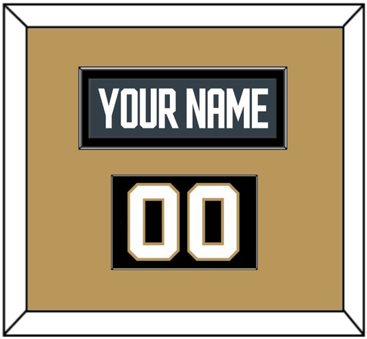 Vegas Nameplate & Number (Shoulder) - Home Steel Gray - Essential Tier 2