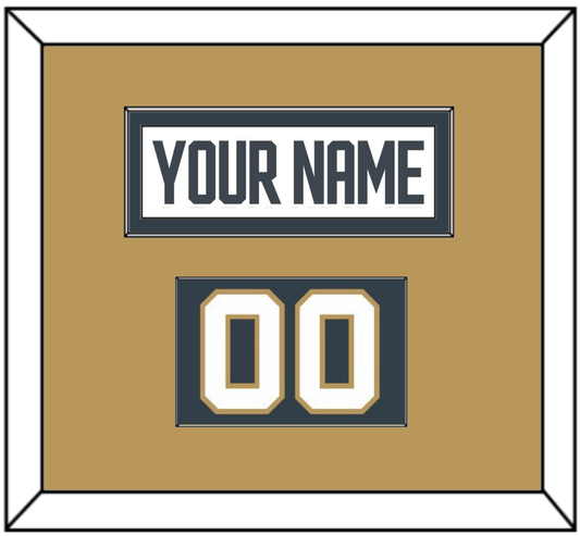 Vegas Nameplate & Number (Shoulder) - Road White - Essential Tier 2