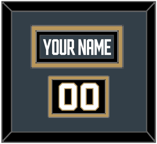 Vegas Nameplate & Number (Shoulder) - Home Steel Gray - Signature Tier 2