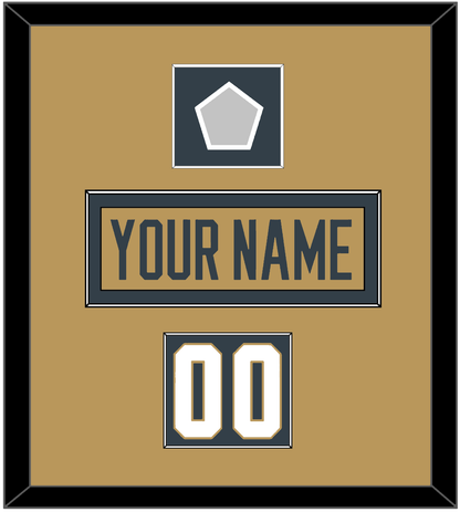 Vegas Nameplate, Number (Shoulder) & 2023 Stanley Cup Finals Patch - Alternate Gold - Essential Tier 2