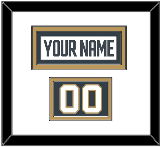 Vegas Nameplate & Number (Shoulder) - Road White - Signature Tier 1
