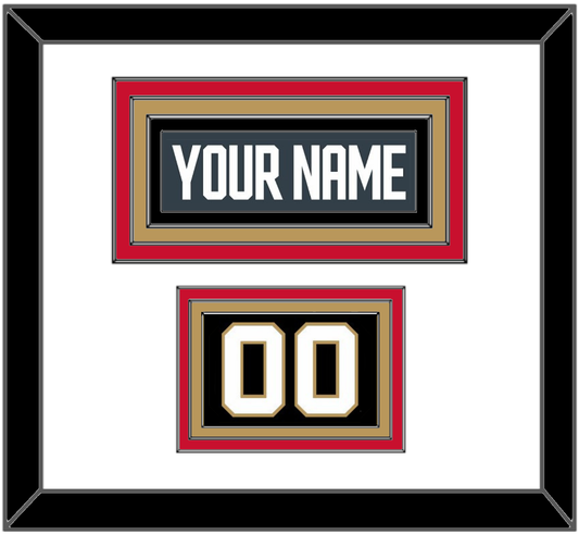 Vegas Nameplate & Number (Shoulder) - Home Steel Gray - Premier Tier 1