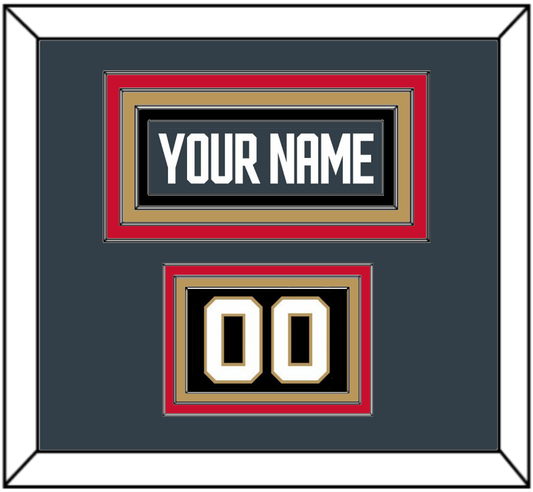 Vegas Nameplate & Number (Shoulder) - Home Steel Gray - Premier Tier 2