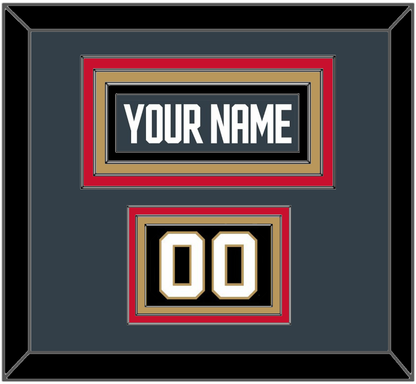 Vegas Nameplate & Number (Shoulder) - Home Steel Gray - Premier Tier 2