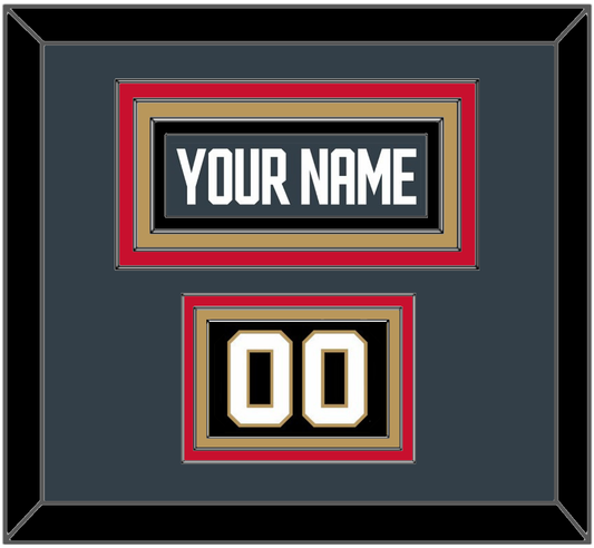 Vegas Nameplate & Number (Shoulder) - Home Steel Gray - Premier Tier 2