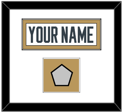 Vegas Nameplate & 2023 Stanley Cup Champions Patch - Road White - Essential Tier 1