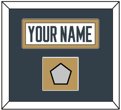 Vegas Nameplate & 2023 Stanley Cup Finals Patch - Road White - Essential Tier 2