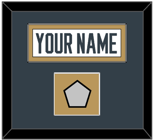 Vegas Nameplate & 2023 Stanley Cup Champions Patch - Road White - Essential Tier 2