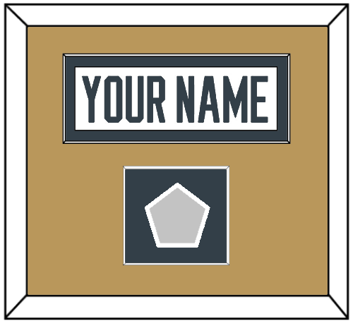 Vegas Nameplate & 2023 Stanley Cup Champions Patch - Road White - Essential Tier 3