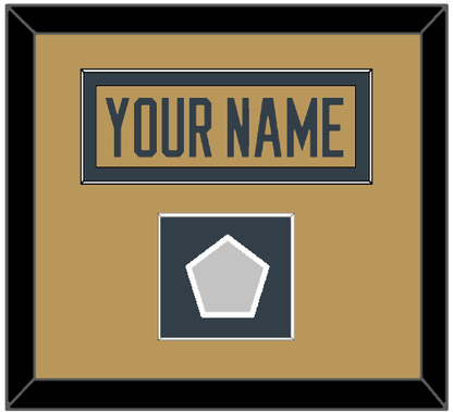 Vegas Nameplate & 2023 Stanley Cup Champions Patch - Alternate Gold - Essential Tier 2