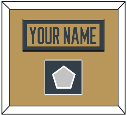 Vegas Nameplate & 2023 Stanley Cup Champions Patch - Alternate Gold - Essential Tier 2