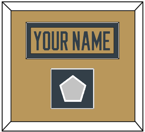Vegas Nameplate & 2023 Stanley Cup Finals Patch - Alternate Gold - Essential Tier 2