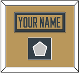 Vegas Nameplate & 2023 Stanley Cup Finals Patch - Alternate Gold - Single Mat 2