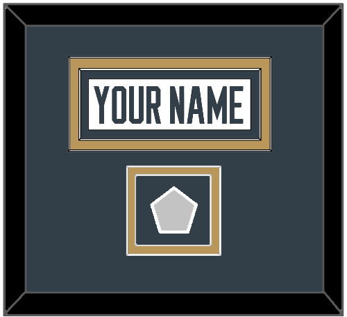 Vegas Nameplate & 2023 Stanley Cup Champions Patch - Road White - Signature Tier 3