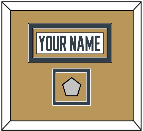 Vegas Nameplate & 2023 Stanley Cup Champions Patch - Road White - Signature Tier 5