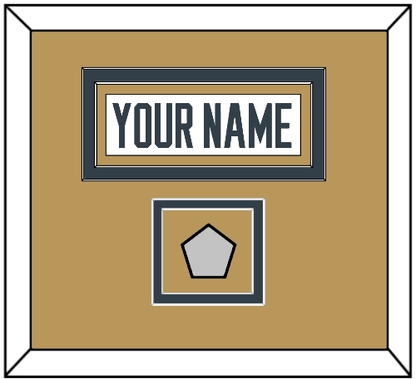Vegas Nameplate & 2023 Stanley Cup Champions Patch - Road White - Signature Tier 5