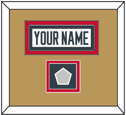 Vegas Nameplate & 2023 Stanley Cup Champions Patch - Road White - Signature Tier 6