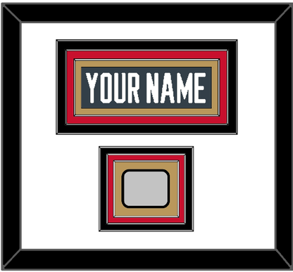 Vegas Nameplate & 2023 Stanley Cup Finals Patch - Home Steel Gray - Premier Tier 1