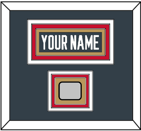 Vegas Nameplate & 2023 Stanley Cup Finals Patch - Home Steel Gray - Premier Tier 2