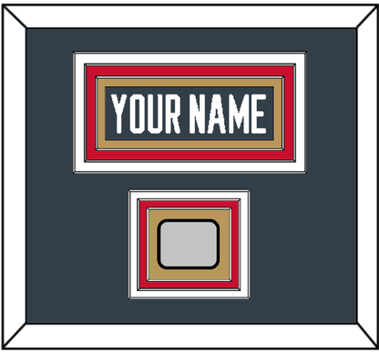 Vegas Nameplate & 2023 Stanley Cup Finals Patch - Home Steel Gray - Premier Tier 2