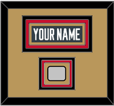 Vegas Nameplate & 2023 Stanley Cup Champions Patch - Home Steel Gray - Triple Mat 3