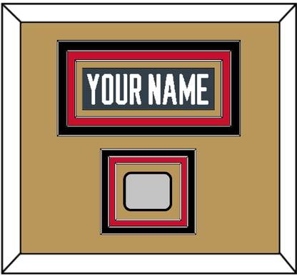 Vegas Nameplate & 2023 Stanley Cup Finals Patch - Home Steel Gray - Premier Tier 3