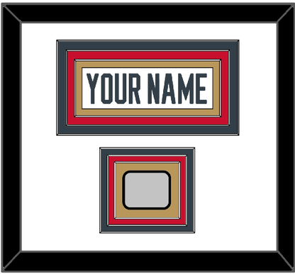 Vegas Nameplate & 2023 Stanley Cup Champions Patch - Road White - Premier Tier 1