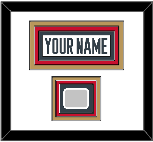 Vegas Nameplate & 2023 Stanley Cup Champions Patch - Road White - Premier Tier 2