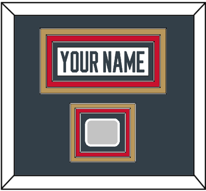 Vegas Nameplate & 2023 Stanley Cup Finals Patch - Road White - Premier Tier 3