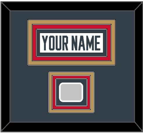 Vegas Nameplate & 2023 Stanley Cup Champions Patch - Road White - Premier Tier 3